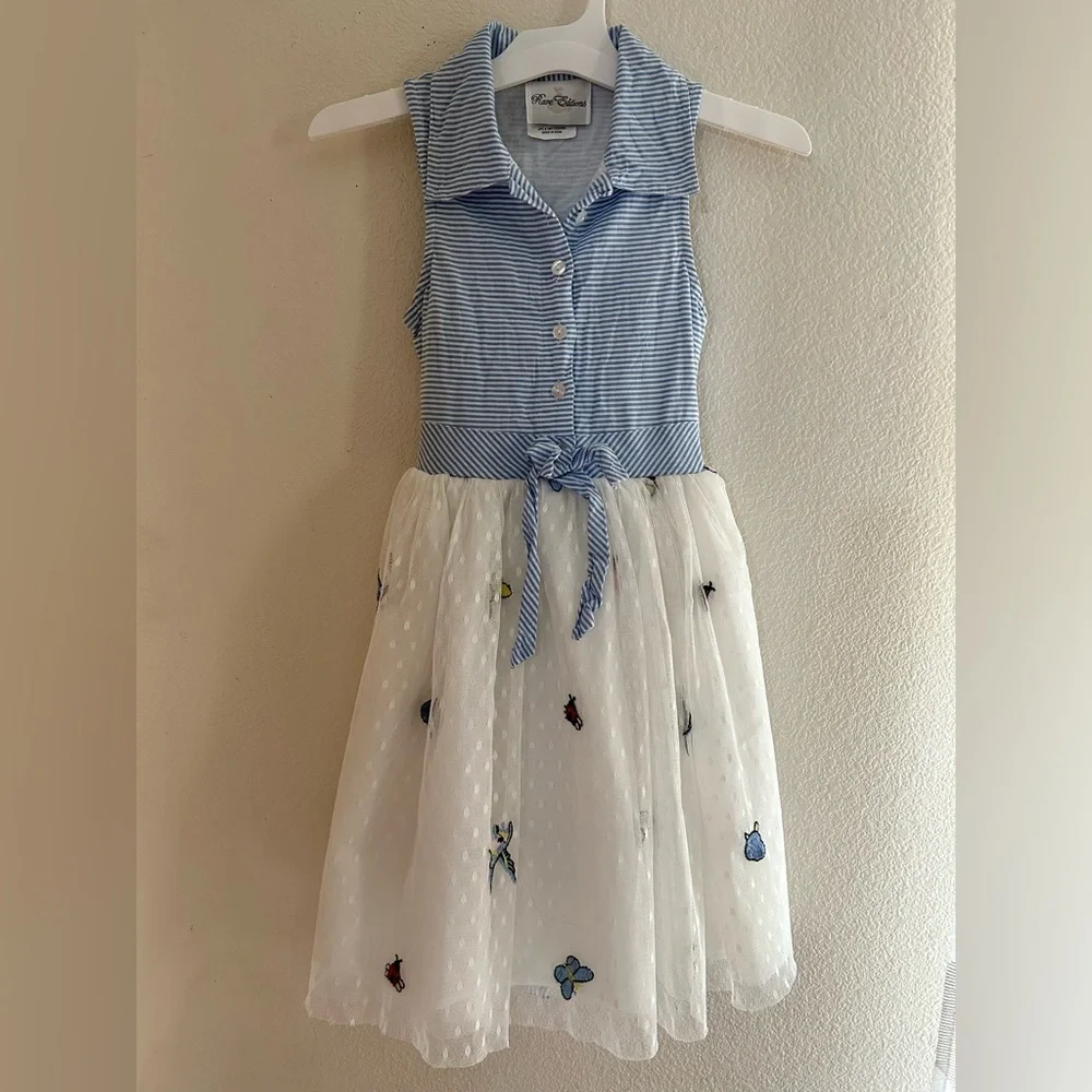 Rare Editions | Embroidered Fit and Flare Dress